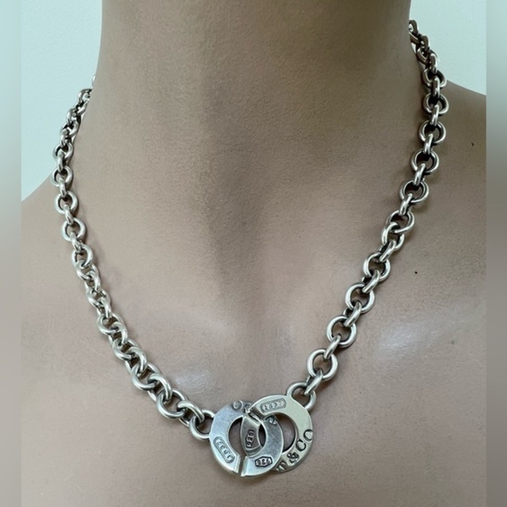 TIFFANY & CO 1837 Reversible Interlocking Link Necklace